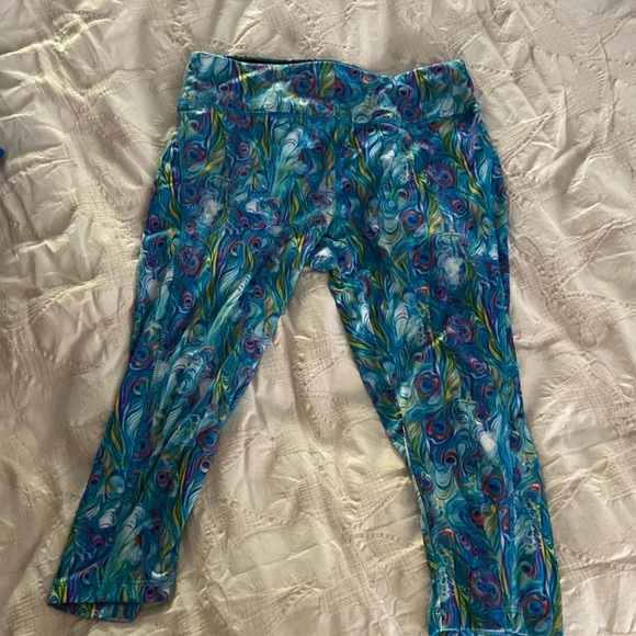 Lularoe jade Capri compression workout leggings - Picture 1 of 3